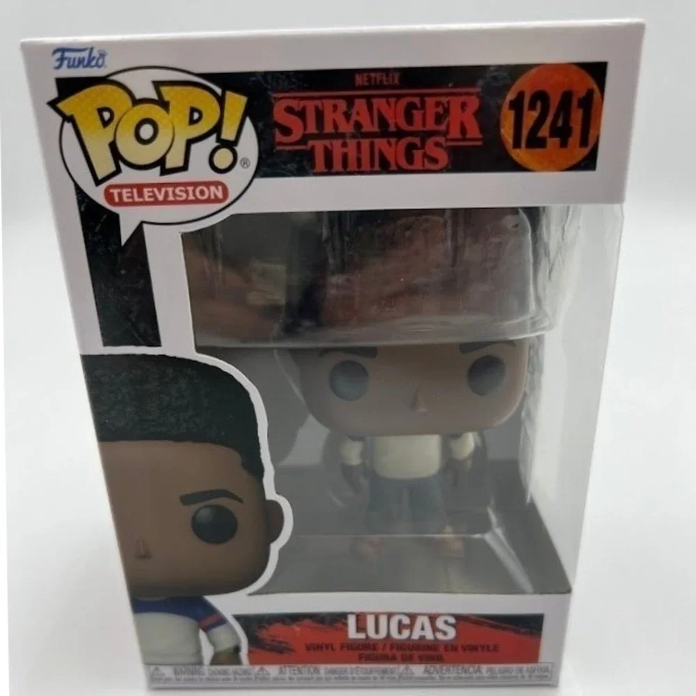 Funko Pop Stranger Things Season 4 Lucas Sinclair Figure 1241 NEW - Picture 2 of 6